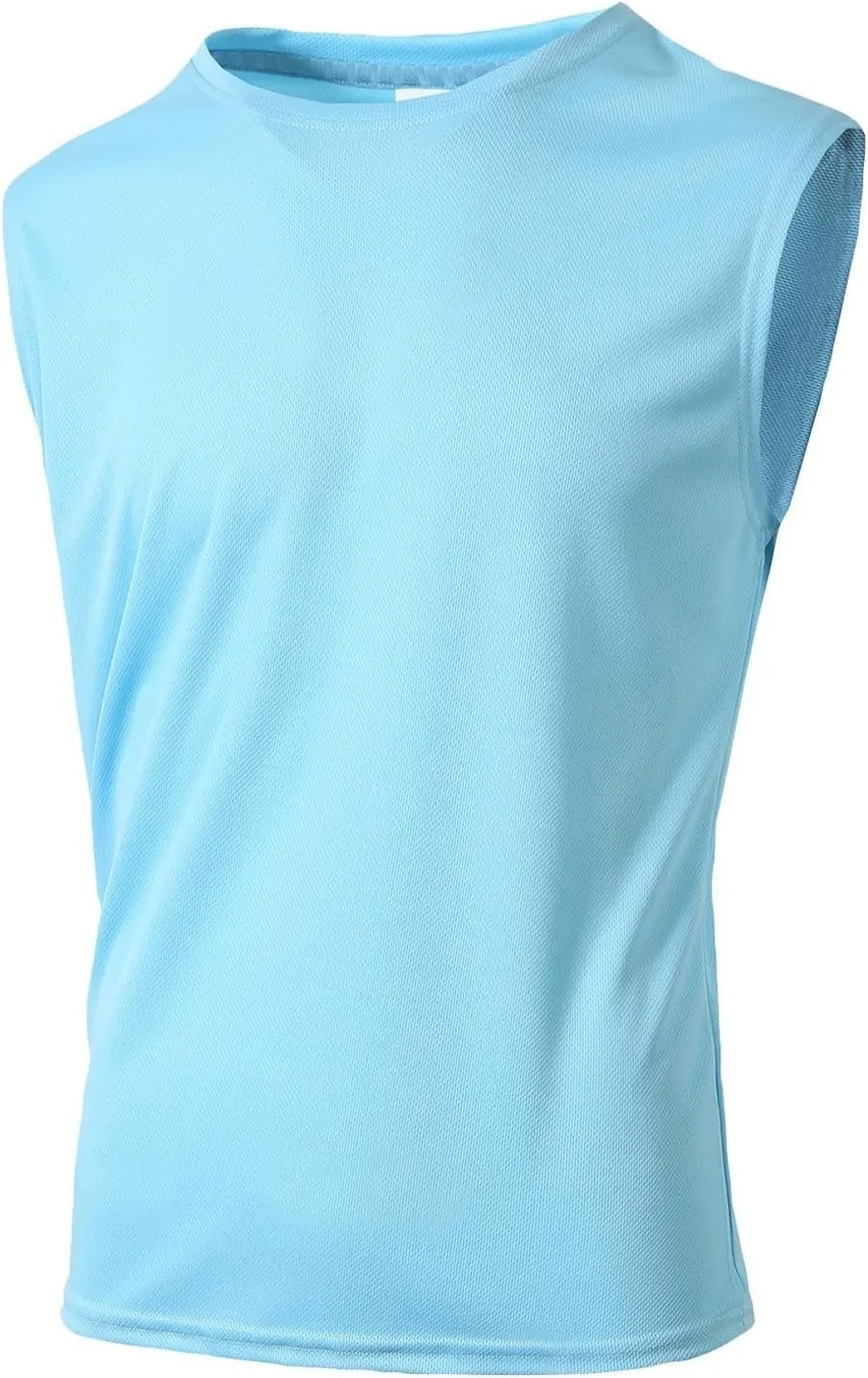 Mens Mesh Tops Lightweight Breathable Summer Workout Tank Tops Quick Dry Active Gym Shirts