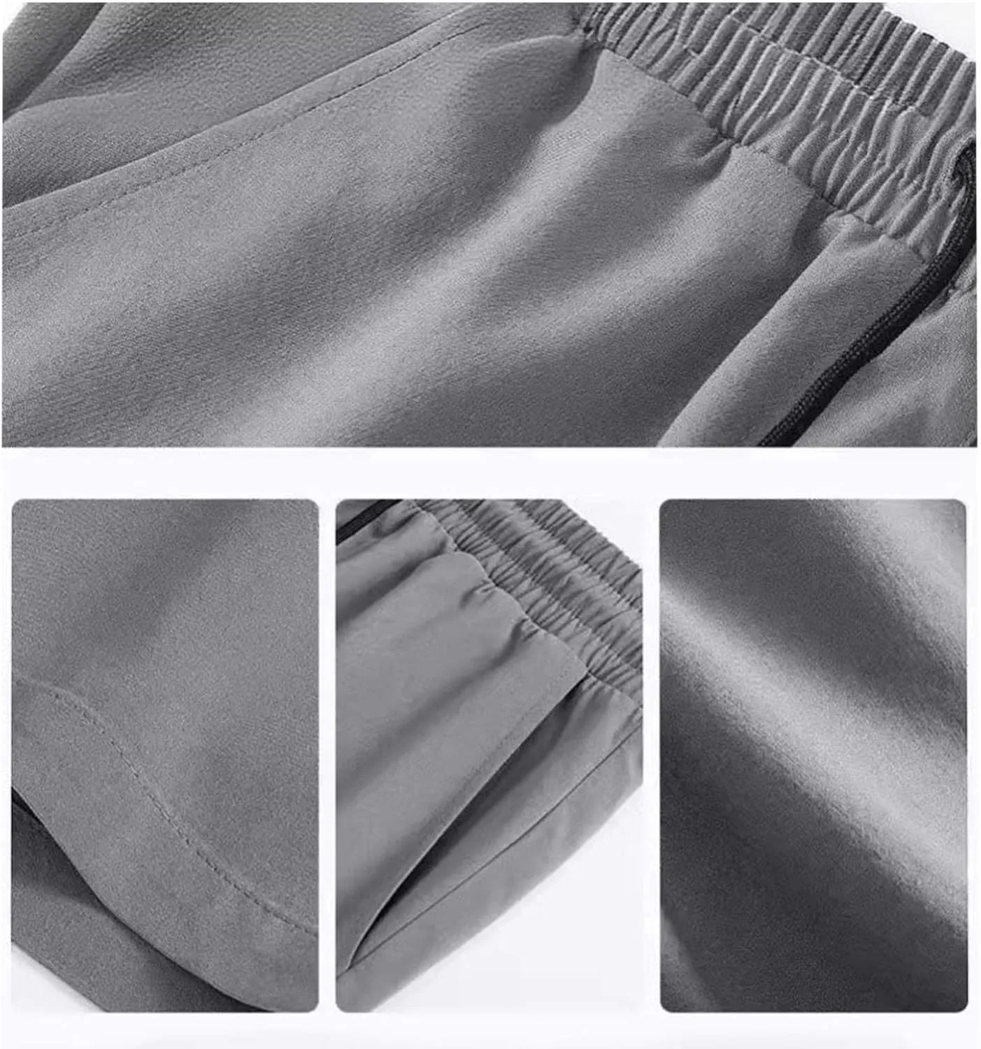 Men's Shorts Summer Cooling Ice Silk Shorts Breathable Fitness Sports Quick Dry Running Athletic Shorts
