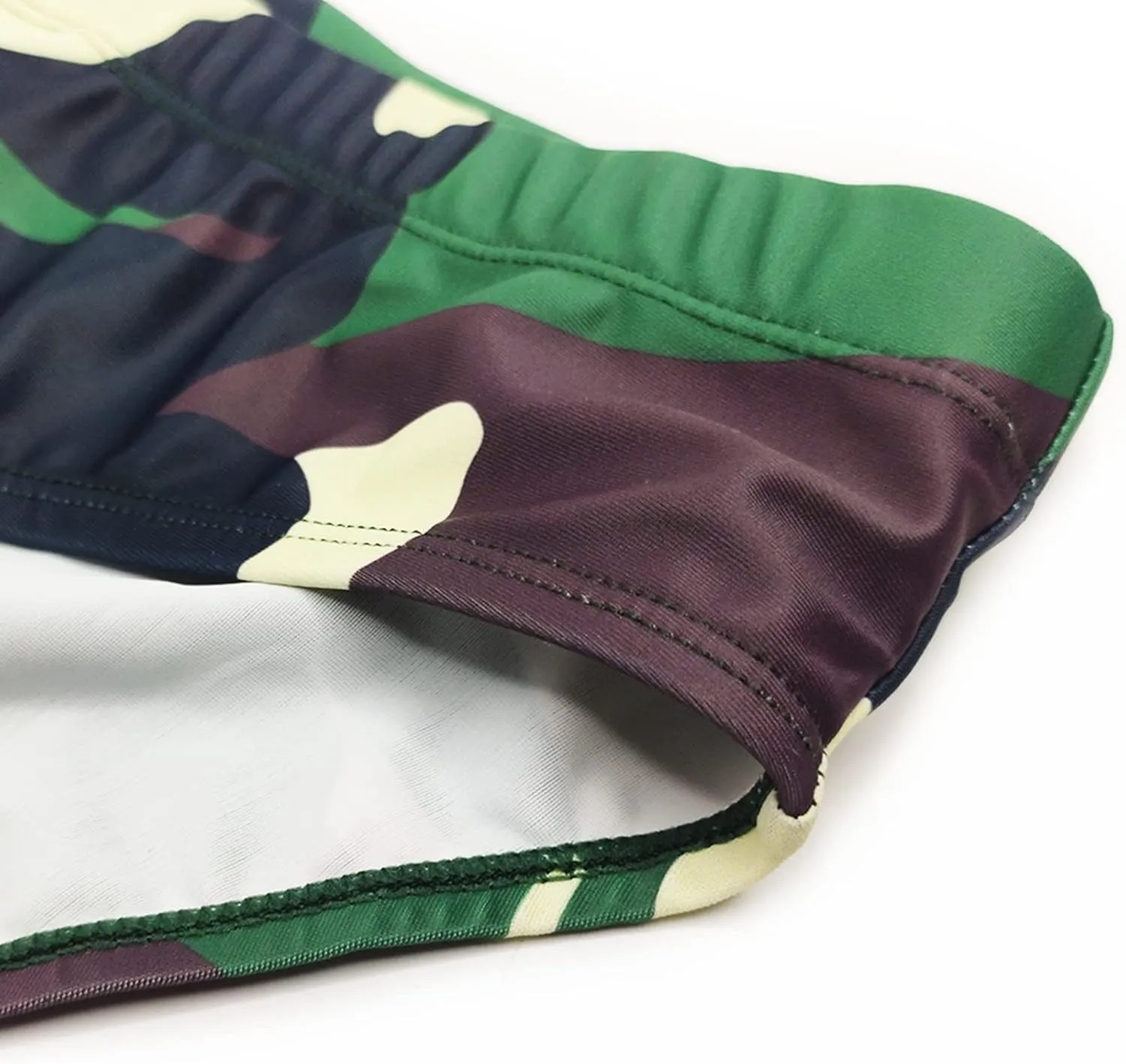 Men's Swim Bikini Briefs Sexy Low Rise Beach Board Swimsuit Swimwear Quick Dry Bathing Surfing Shorts Trunks with Pad