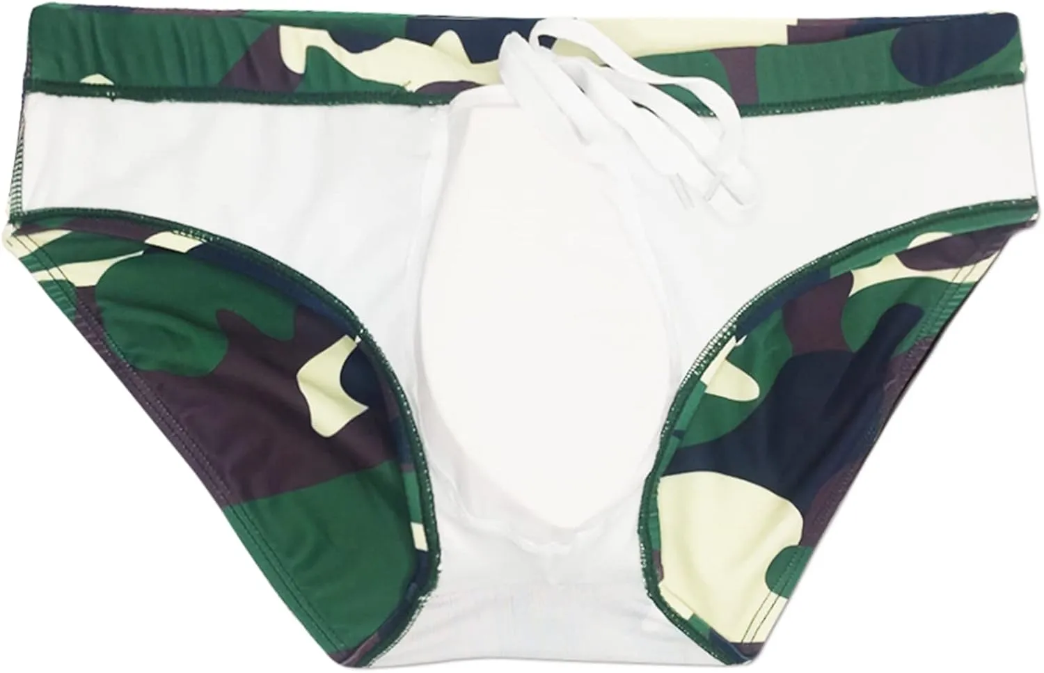 Men's Swim Bikini Briefs Sexy Low Rise Beach Board Swimsuit Swimwear Quick Dry Bathing Surfing Shorts Trunks with Pad