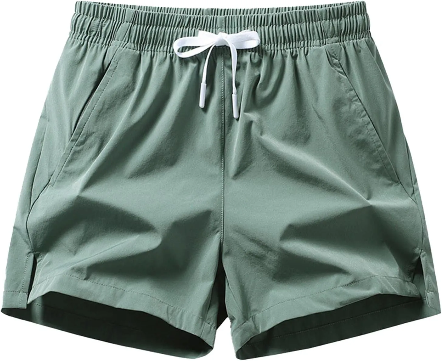 Men's Swim Trunks Quick Dry Shorts Summer Blue Beach Board Swimming Hawaiian Big and Tall Cargo Swimwear Bathing Suite