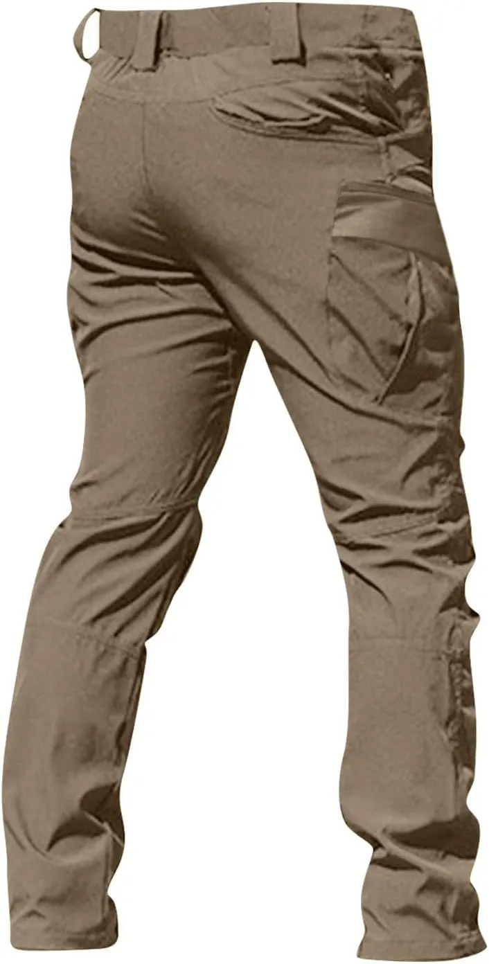 Men's Tactical Pants Cargo Pants with Multi Pockets Outdoor Hiking Pants Casual Trousers Workout Pants for Men