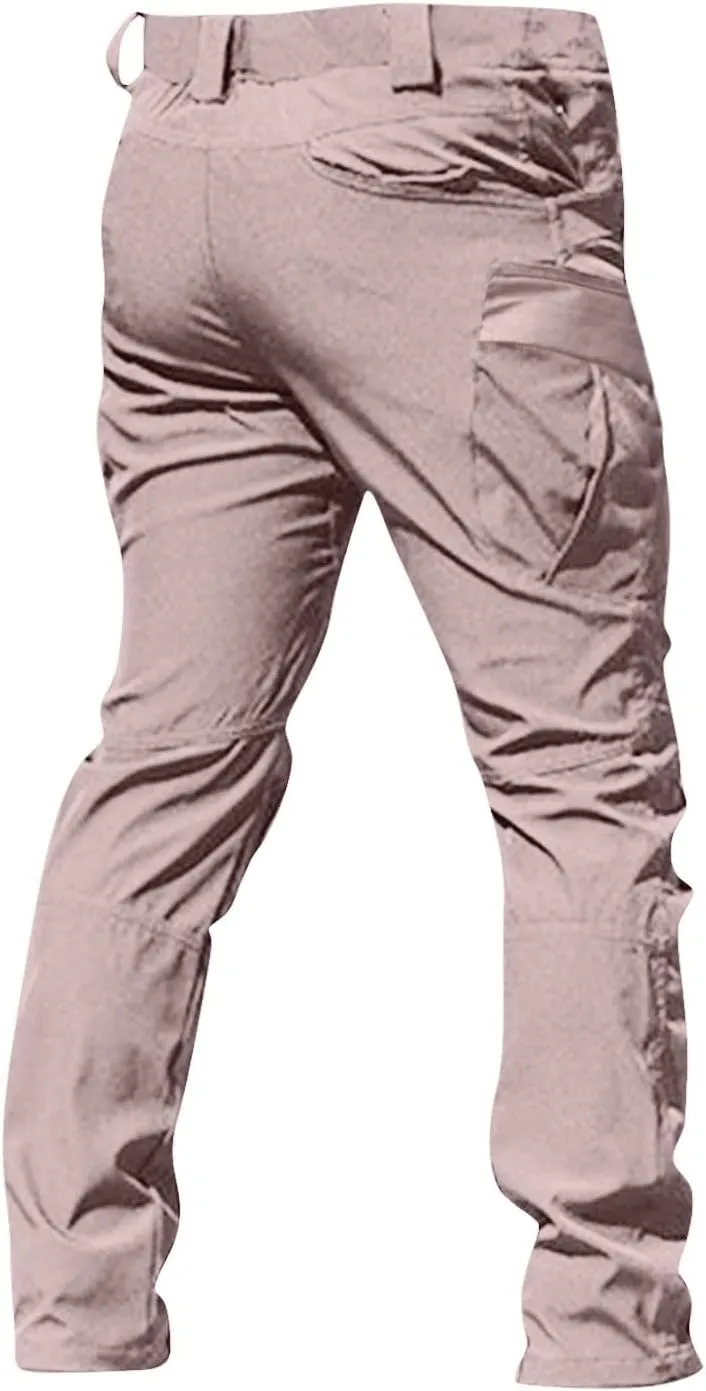 Men's Tactical Pants Cargo Pants with Multi Pockets Outdoor Hiking Pants Casual Trousers Workout Pants for Men