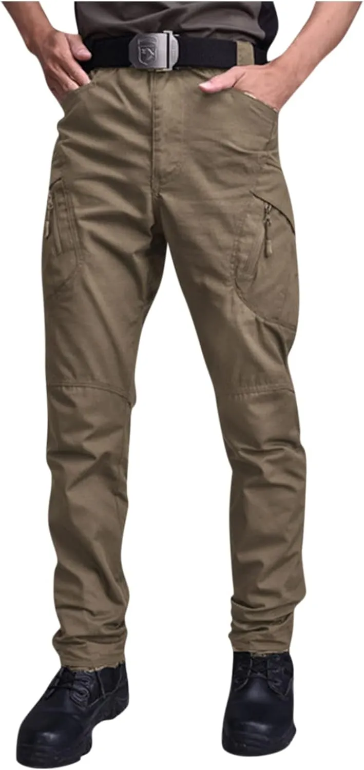 Men's Tactical Pants Cargo Pants with Multi Pockets Outdoor Hiking Pants Casual Trousers Workout Pants for Men