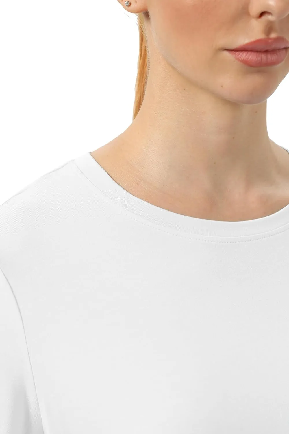 Mippo Cropped Long Sleeve Tops Workout Athletic Yoga Gym Crop Tops for Women Loose Fit