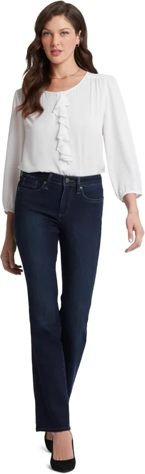 NYDJ Womens Barbara Bootcut Fit Denim Jeans