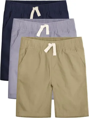 OHD 3 Pack Boys School Uniform Jogger Shorts