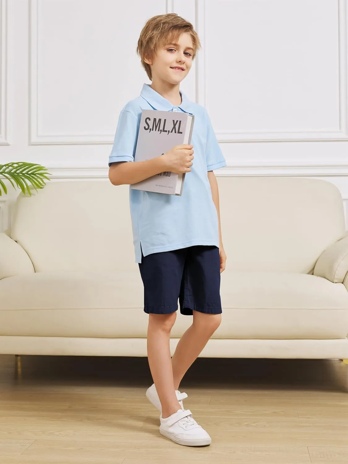 OHD 3 Pack Boys School Uniform Jogger Shorts