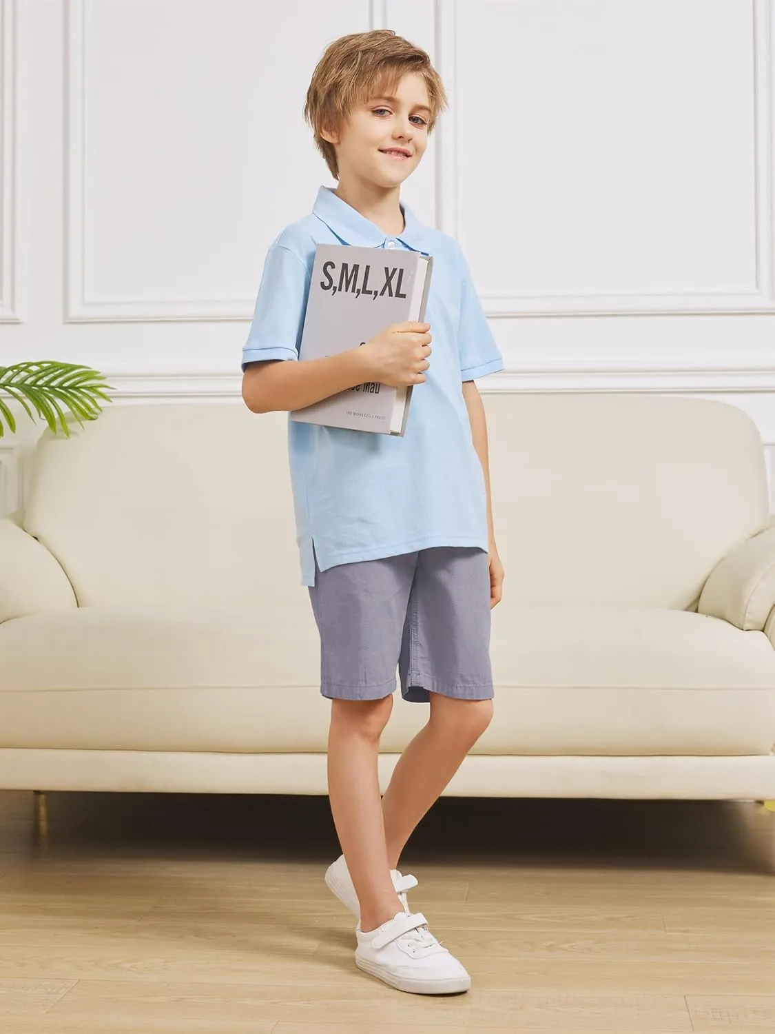 OHD 3 Pack Boys School Uniform Jogger Shorts