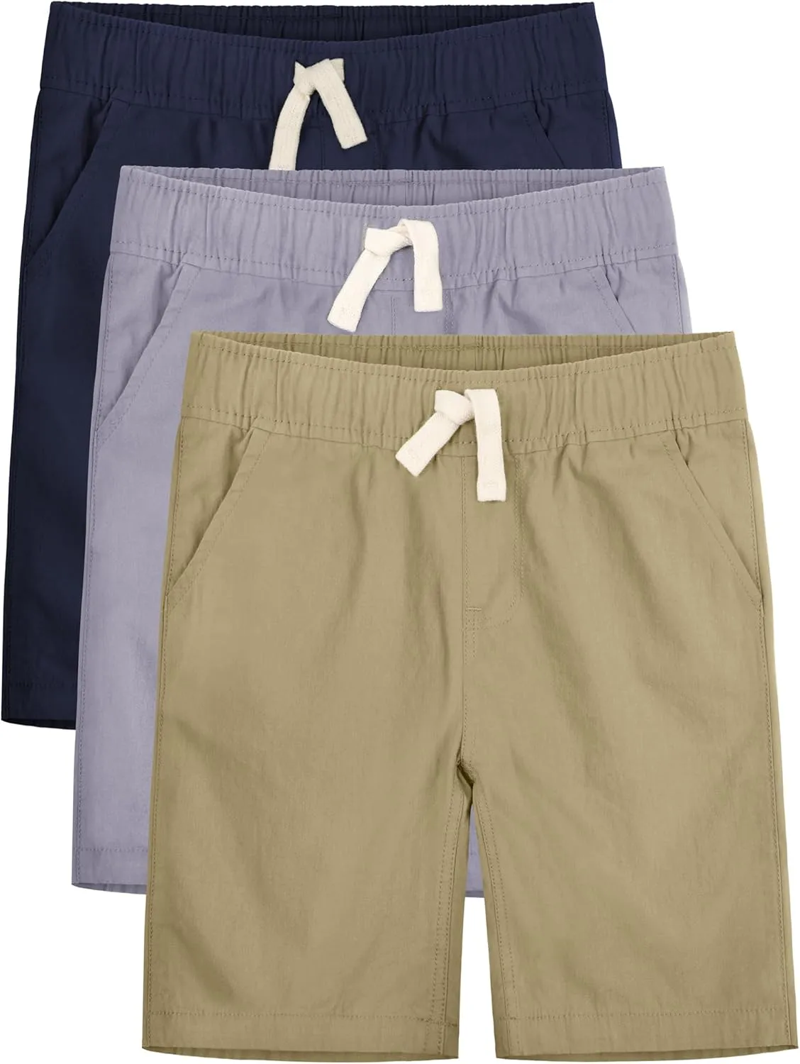 OHD 3 Pack Boys School Uniform Jogger Shorts