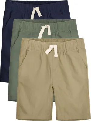 OHD 3 Pack Boys School Uniform Jogger Shorts