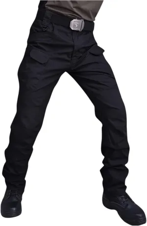 OIOLOYJM Cargo Pants for Men Relaxed Fit Work Hiking Waterproof Pants Stretch Tactical Pants Lightweight Outdoor Travel Pants
