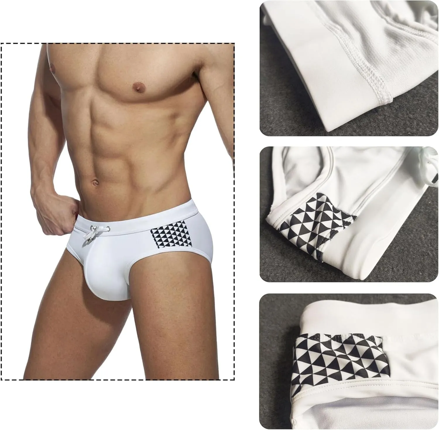 Panegy Men's Sexy Swim Underwear Briefs Fashion Board Shorts Stretchy Swimsuit Boyshorts