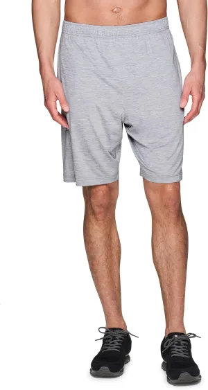 RBX Active Men's 9-Inch Inseam Workout Running Gym Athletic Basketball Shorts with Pockets