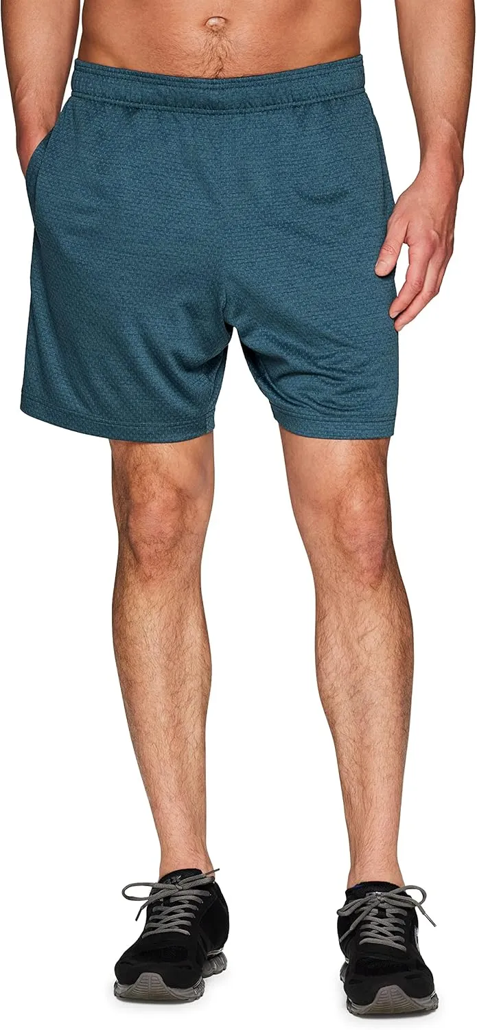 RBX Active Men's 9-Inch Inseam Workout Running Gym Athletic Basketball Shorts with Pockets
