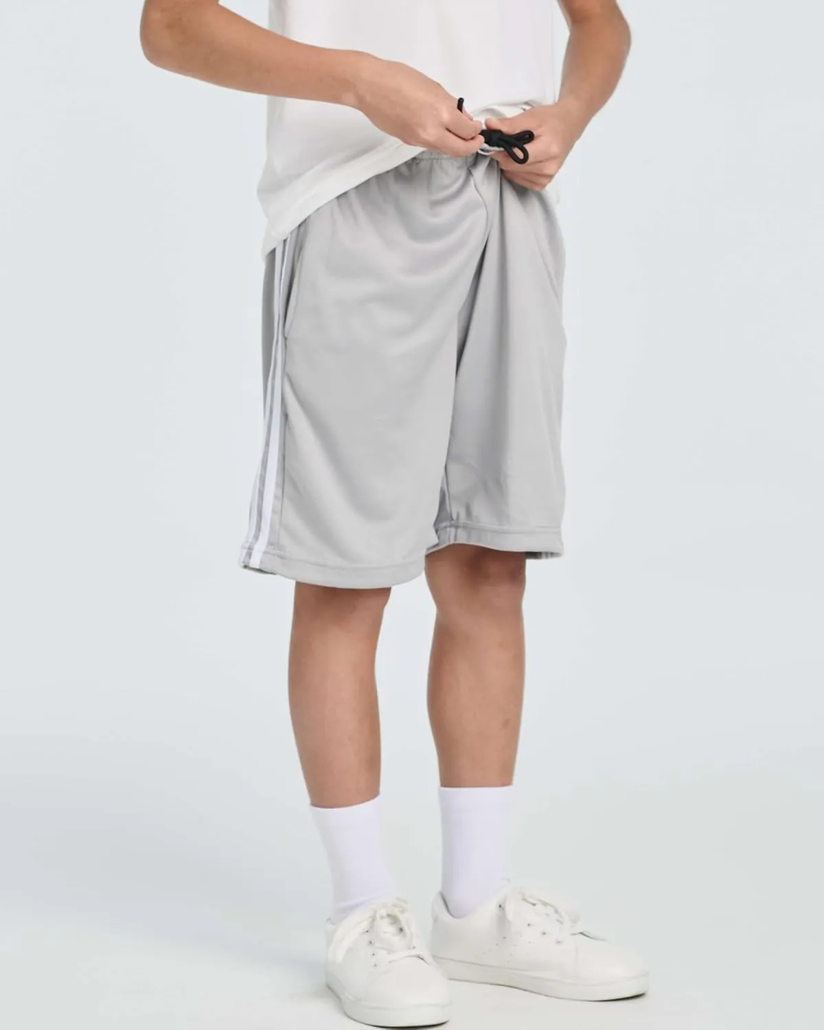 Real Essentials 5 Pack: Boys' Athletic Basketball Shorts with Pockets - Youth Activewear (Ages 4-18)