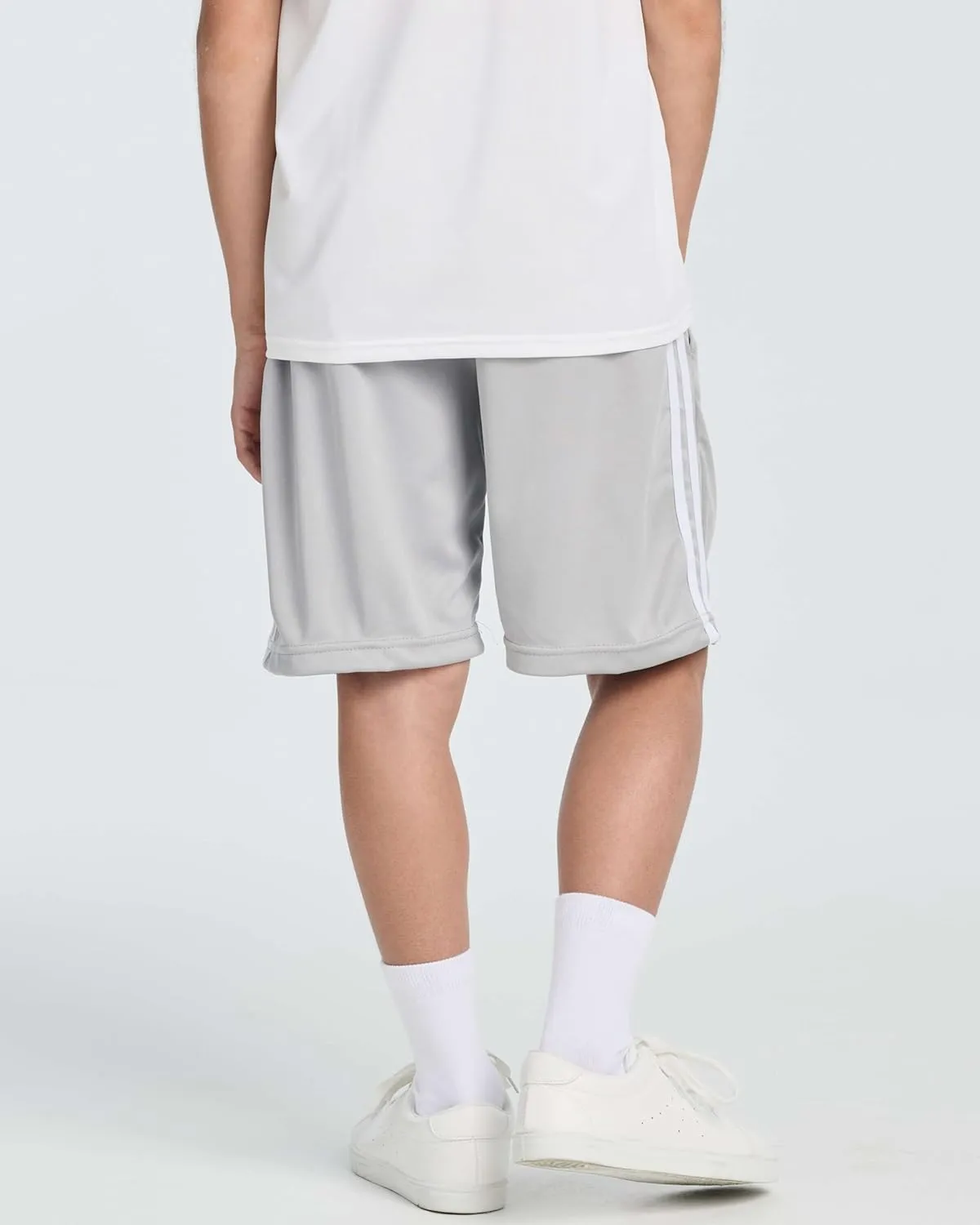 Real Essentials 5 Pack: Boys' Athletic Basketball Shorts with Pockets - Youth Activewear (Ages 4-18)