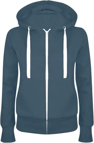 SMIDOW Full Zip Up Hoodies For Women Fall Fashion 2023 Fleece Lightweight Jackets Casual Loose Hooded Pullover Sweatshirts