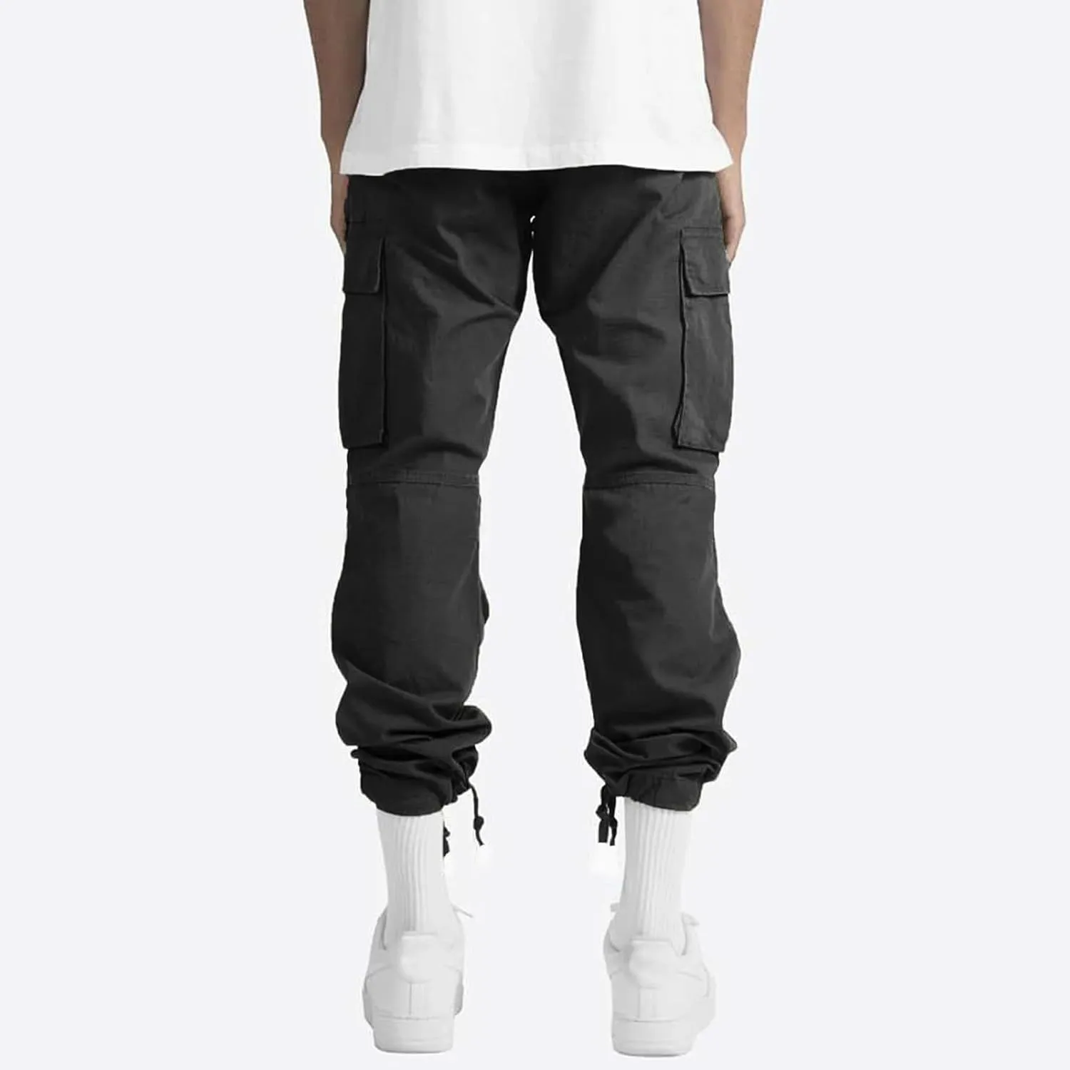Sweatpants for Men Men's Jogger Athletic Slim Fit Gym Drawtring Trousers Workout Training Tapered Pants with Pockets