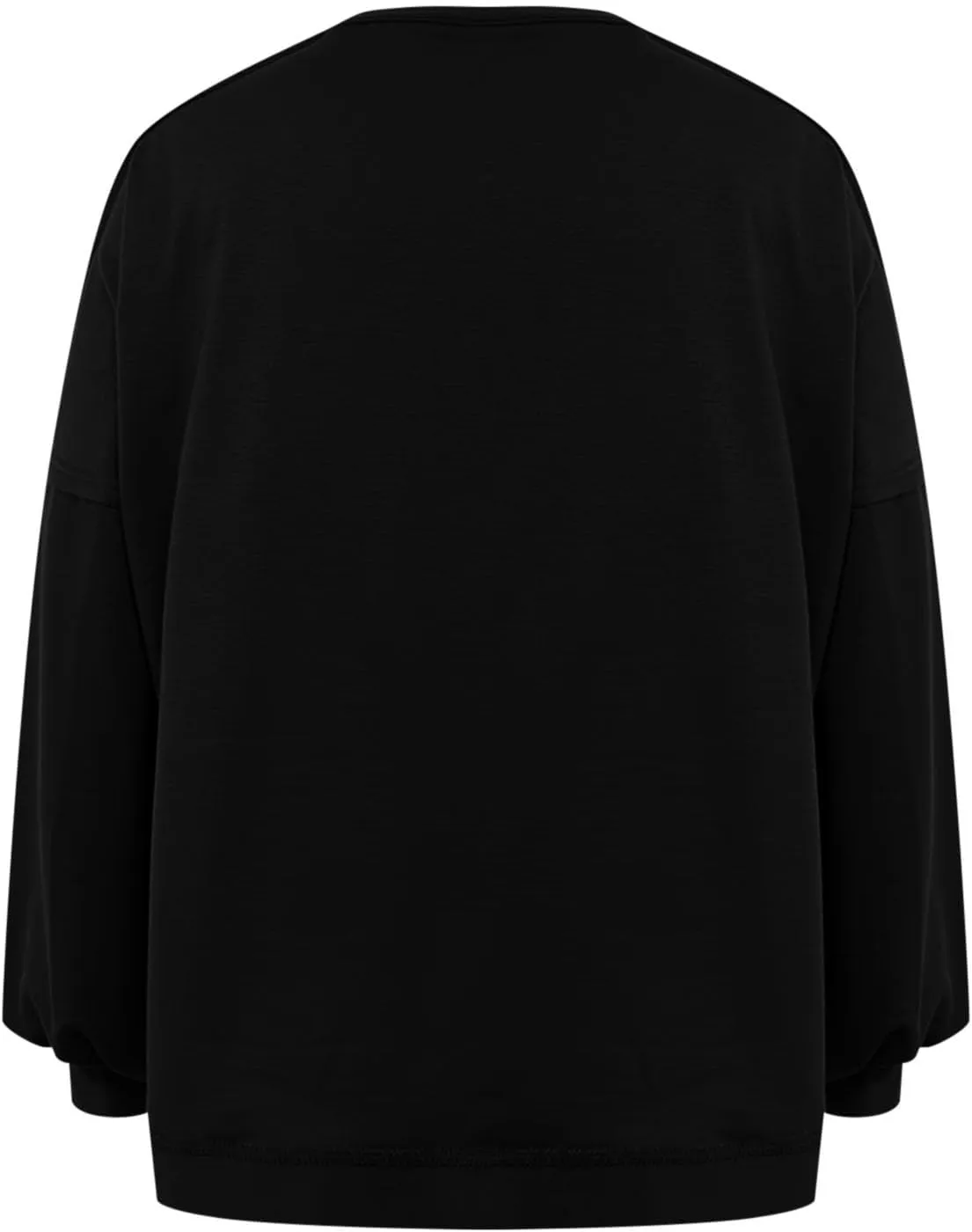 Sweatshirts for Women Puff Sleeve Pullover Tops Crewnneck Cropped Sweater Casual Fleece Jumpers Tops Fall Trendy