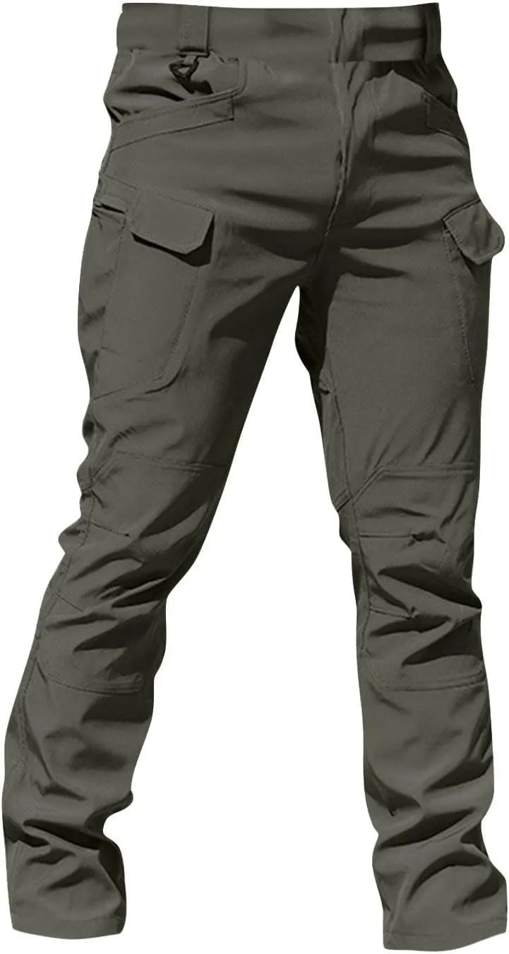 Tactical Pants for Men Cargo Pants with Multi Pockets Outdoor Hiking Pants Summer Casual Trousers Gym Work Pants