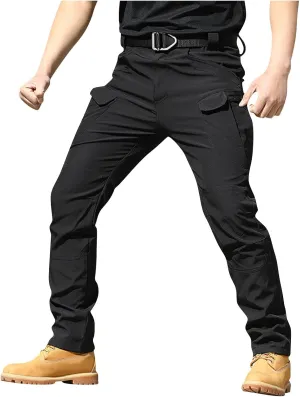 Tactical Pants for Men Cargo Pants with Multi Pockets Outdoor Hiking Pants Summer Casual Trousers Gym Work Pants
