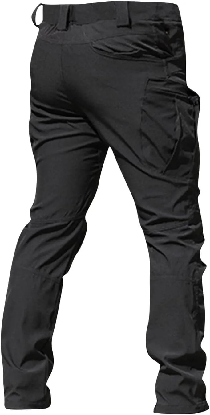 Tactical Pants for Men Cargo Pants with Multi Pockets Outdoor Hiking Pants Summer Casual Trousers Gym Work Pants