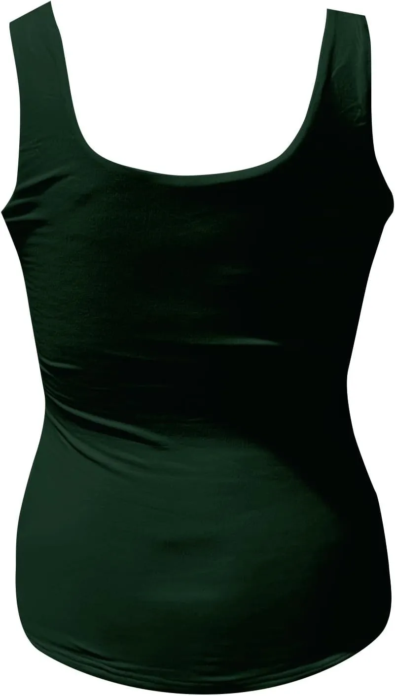 Tank Tops for Women 2025 Square Neck Camisole Workout Tops Cute Slim Seamless Layering Summer Sleeveless Shirts