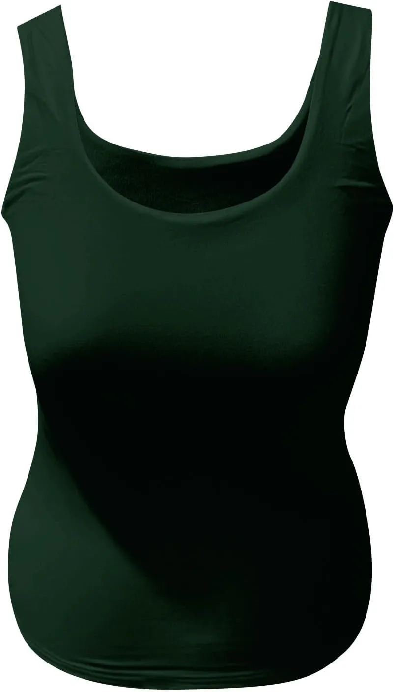Tank Tops for Women 2025 Square Neck Camisole Workout Tops Cute Slim Seamless Layering Summer Sleeveless Shirts