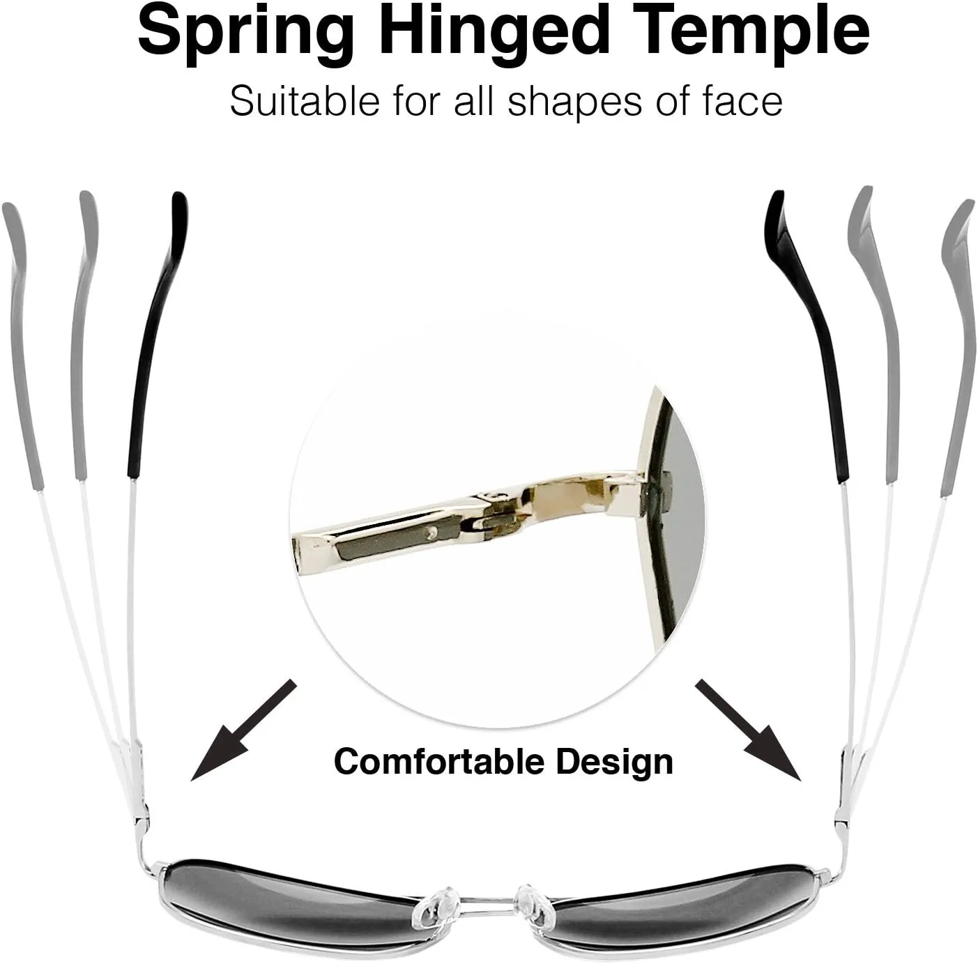 The Fresh Minimalist Small Rectangular Sunglasses Clear Eyewear - Exquisite Packaging