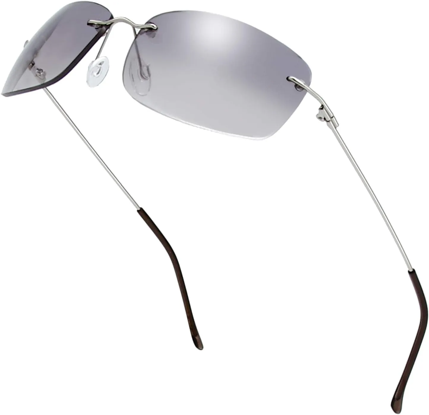 The Fresh Minimalist Small Rectangular Sunglasses Clear Eyewear - Exquisite Packaging
