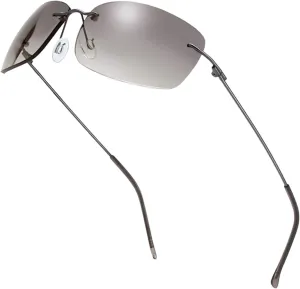 The Fresh Minimalist Small Rectangular Sunglasses Clear Eyewear - Exquisite Packaging