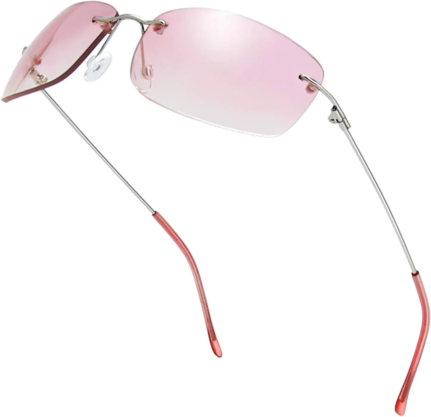 The Fresh Minimalist Small Rectangular Sunglasses Clear Eyewear - Exquisite Packaging