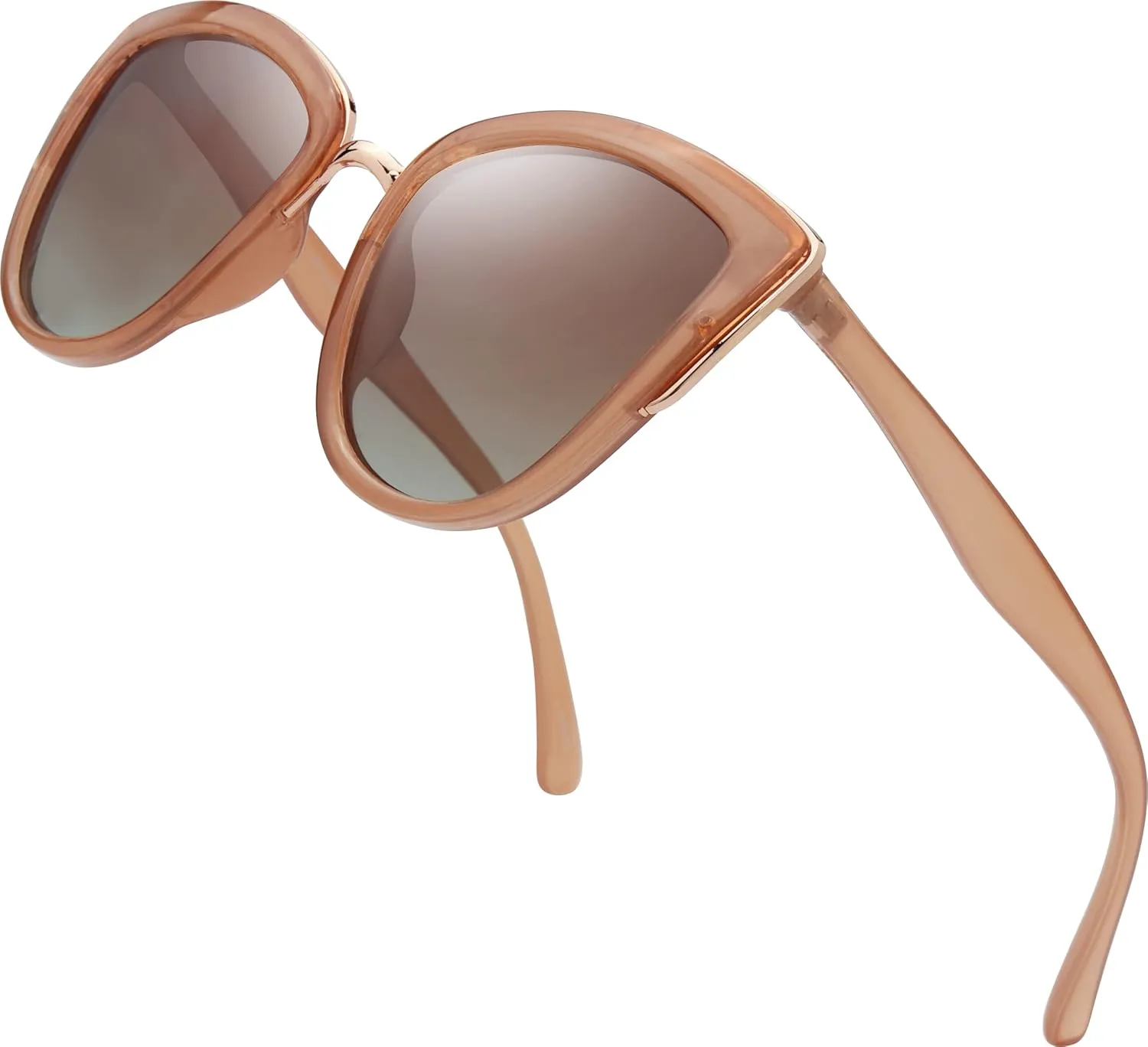 The Fresh Polarized Cat Eye Designer Retro Vintage Sunglasses FR17264P