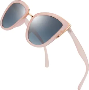 The Fresh Polarized Cat Eye Designer Retro Vintage Sunglasses FR17264P