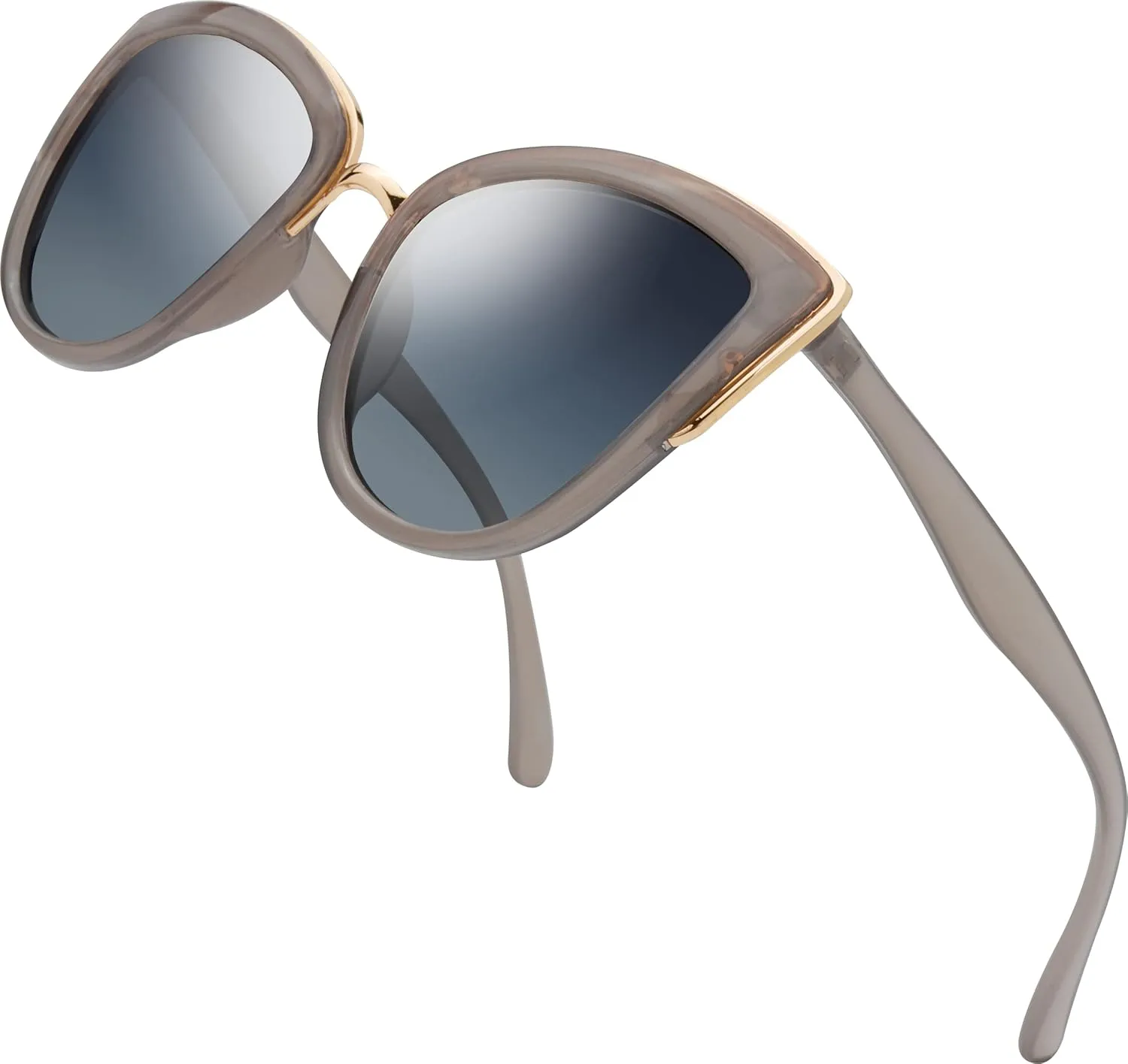 The Fresh Polarized Cat Eye Designer Retro Vintage Sunglasses FR17264P