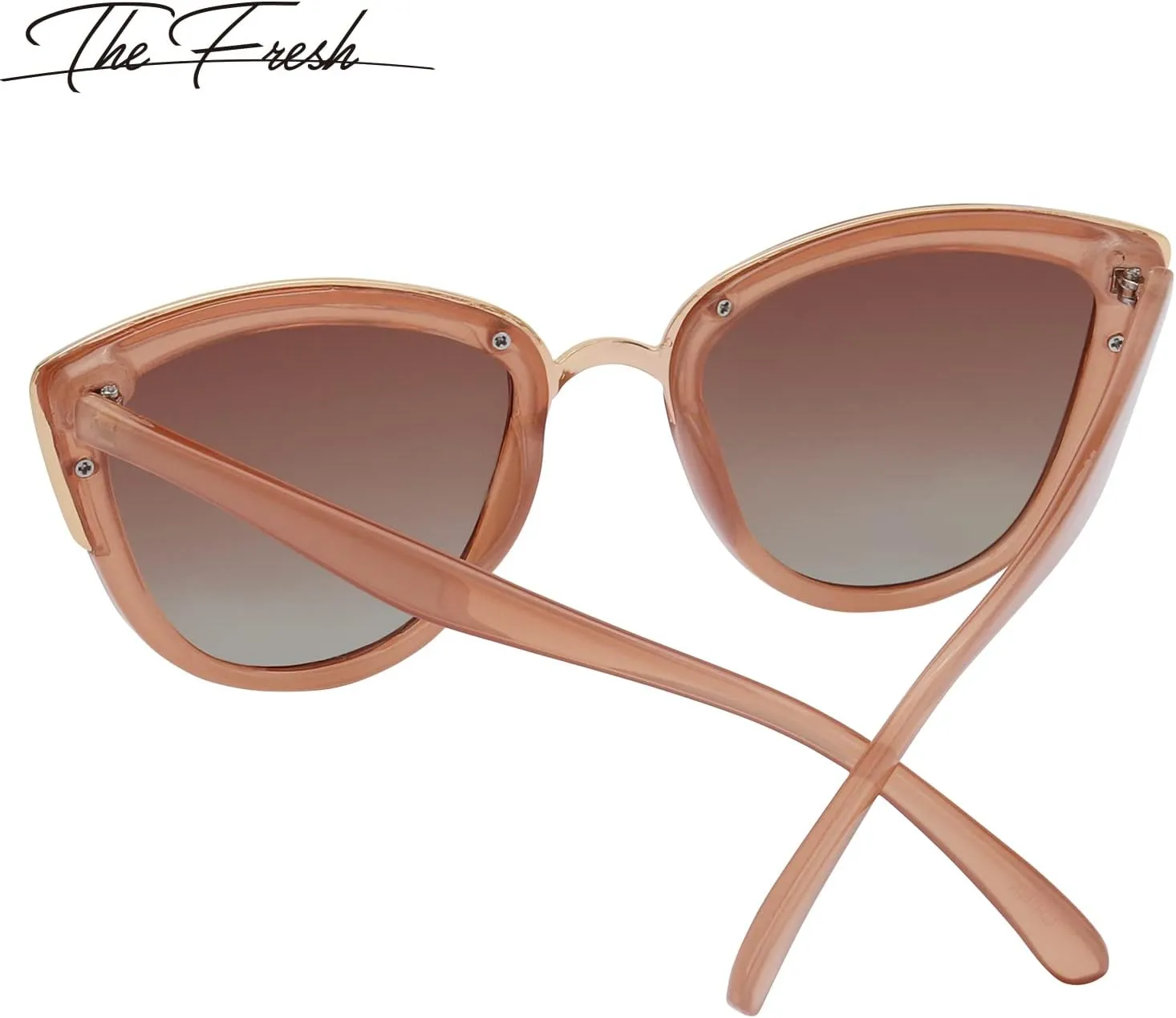 The Fresh Polarized Cat Eye Designer Retro Vintage Sunglasses FR17264P