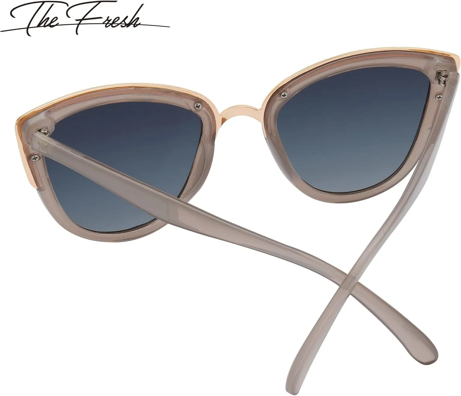 The Fresh Polarized Cat Eye Designer Retro Vintage Sunglasses FR17264P