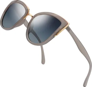 The Fresh Polarized Cat Eye Designer Retro Vintage Sunglasses FR17264P