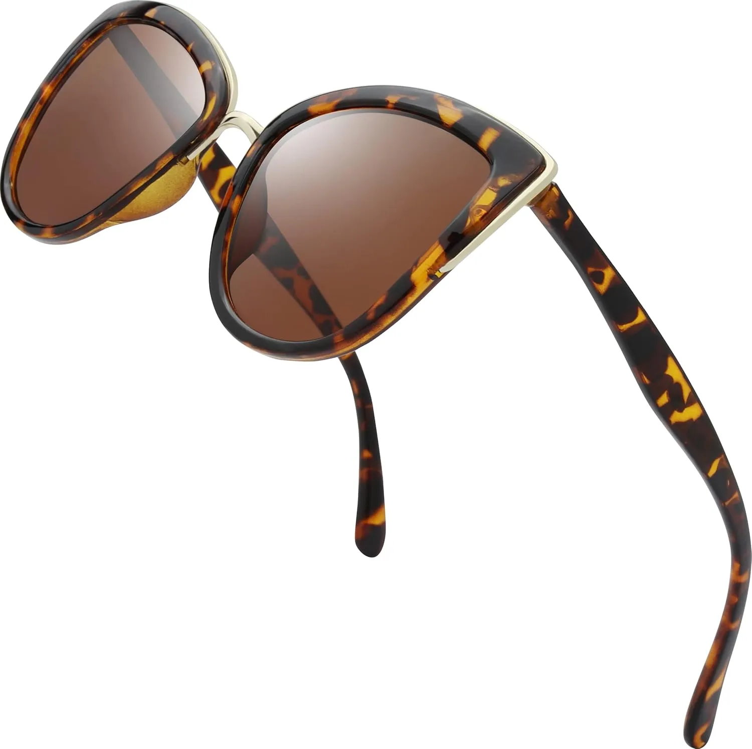 The Fresh Polarized Cat Eye Designer Retro Vintage Sunglasses FR17264P