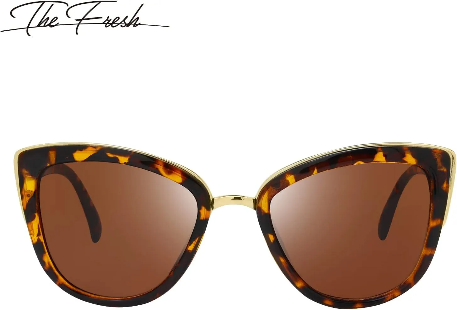 The Fresh Polarized Cat Eye Designer Retro Vintage Sunglasses FR17264P