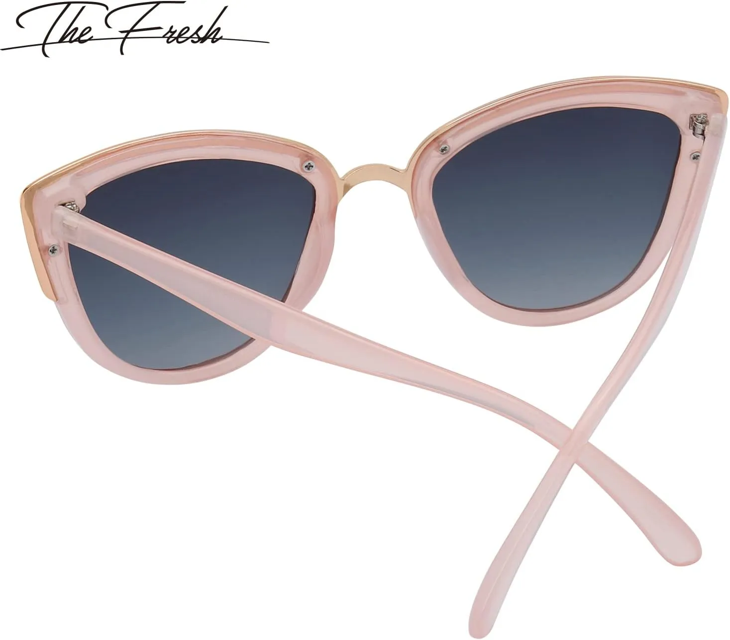 The Fresh Polarized Cat Eye Designer Retro Vintage Sunglasses FR17264P