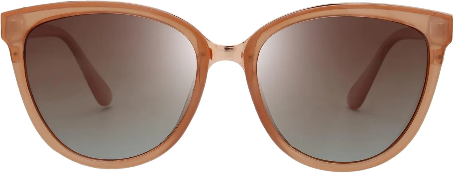 The Fresh Polarized Cat Eye Designer Tip Pointed Sunglasses FR17266P
