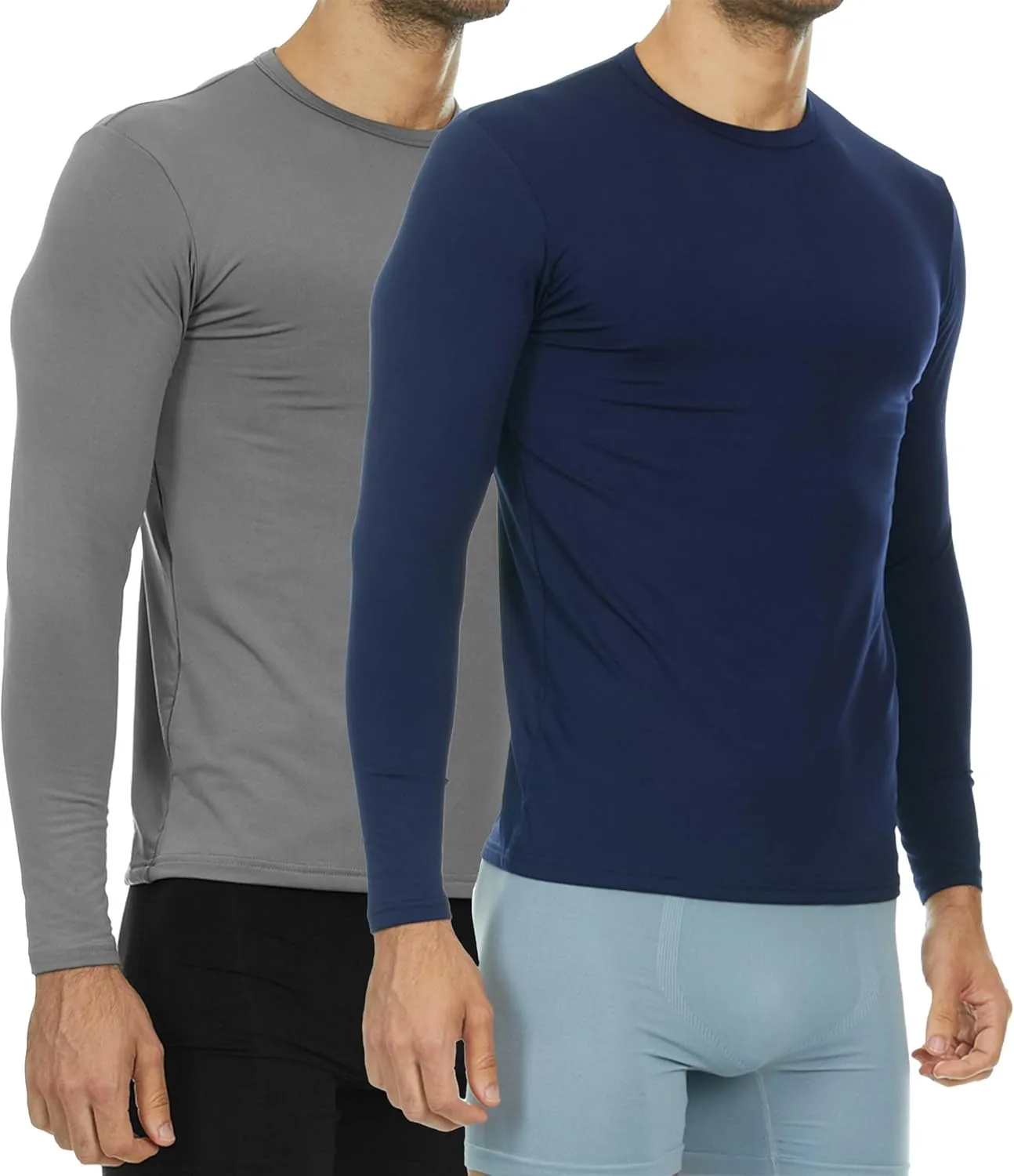Thermajohn Thermal Shirts for Men Long Sleeve Thermal Compression Shirts for Men Base Layer Cold Weather