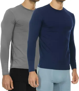 Thermajohn Thermal Shirts for Men Long Sleeve Thermal Compression Shirts for Men Base Layer Cold Weather