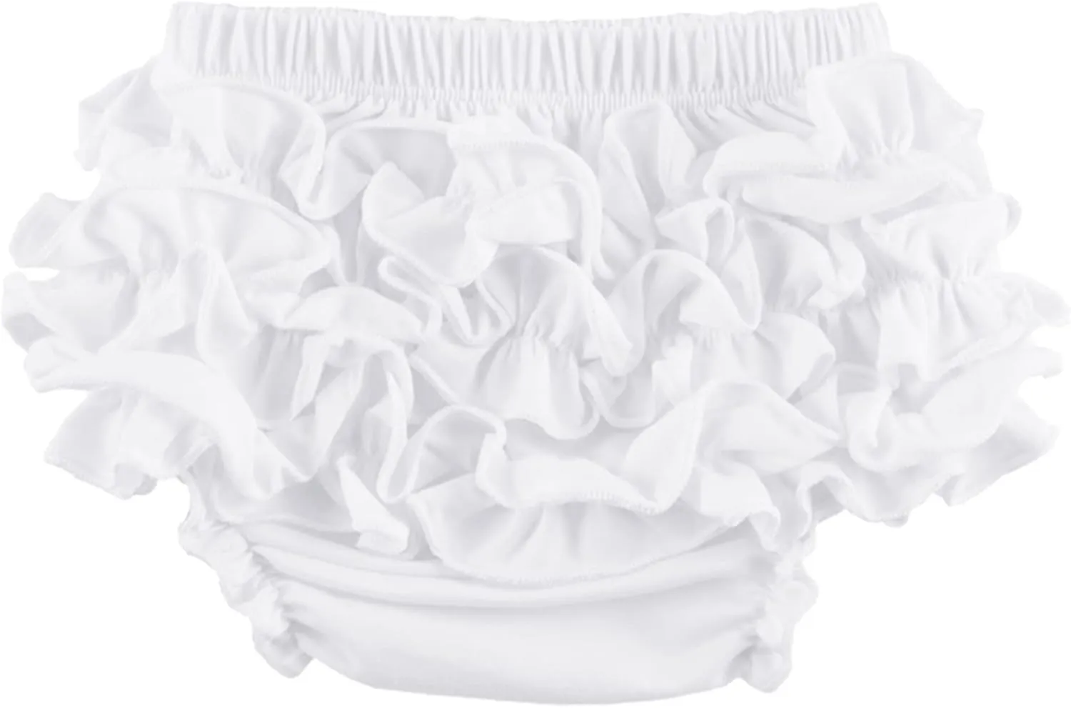 UTTPLL Infant Baby Boys Girls Diaper Covers Bloomer Mesh Ruffled Tiered Bloomers Elastic Briefs Cute Cotton Baby Girl Shorts