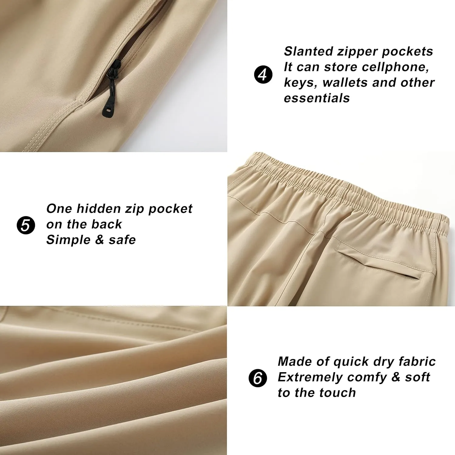 VtuAOL Women's Hiking Cargo Shorts Quick Dry Lightweight Shorts for Women Golf Travel Athletic Shorts