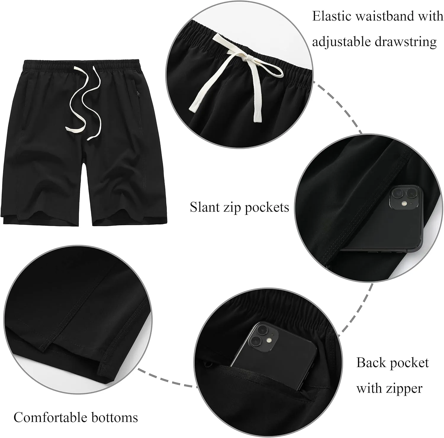 VtuAOL Women's Hiking Cargo Shorts Quick Dry Lightweight Shorts for Women Golf Travel Athletic Shorts