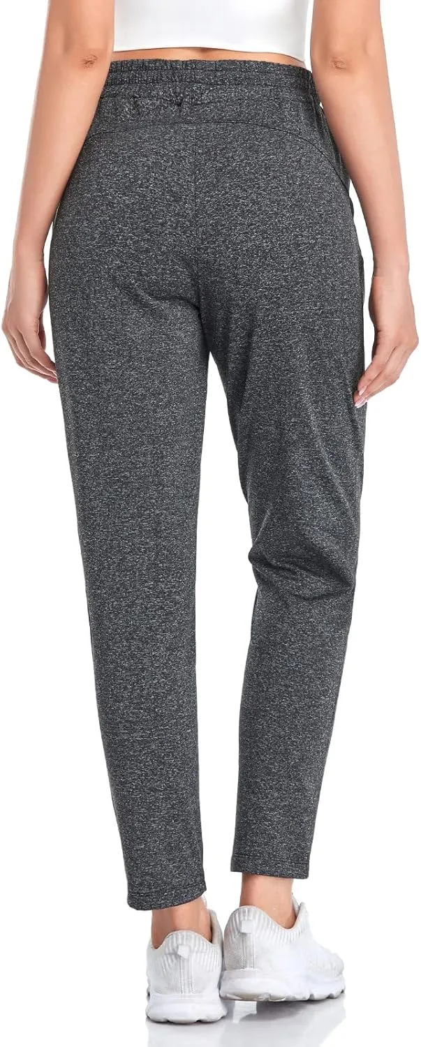 VUTRU Women Winter Fleece Lined Open Botton Pants Sweatpants Joggers Pants Workout Lounge Pants Running Track Pants Pocket