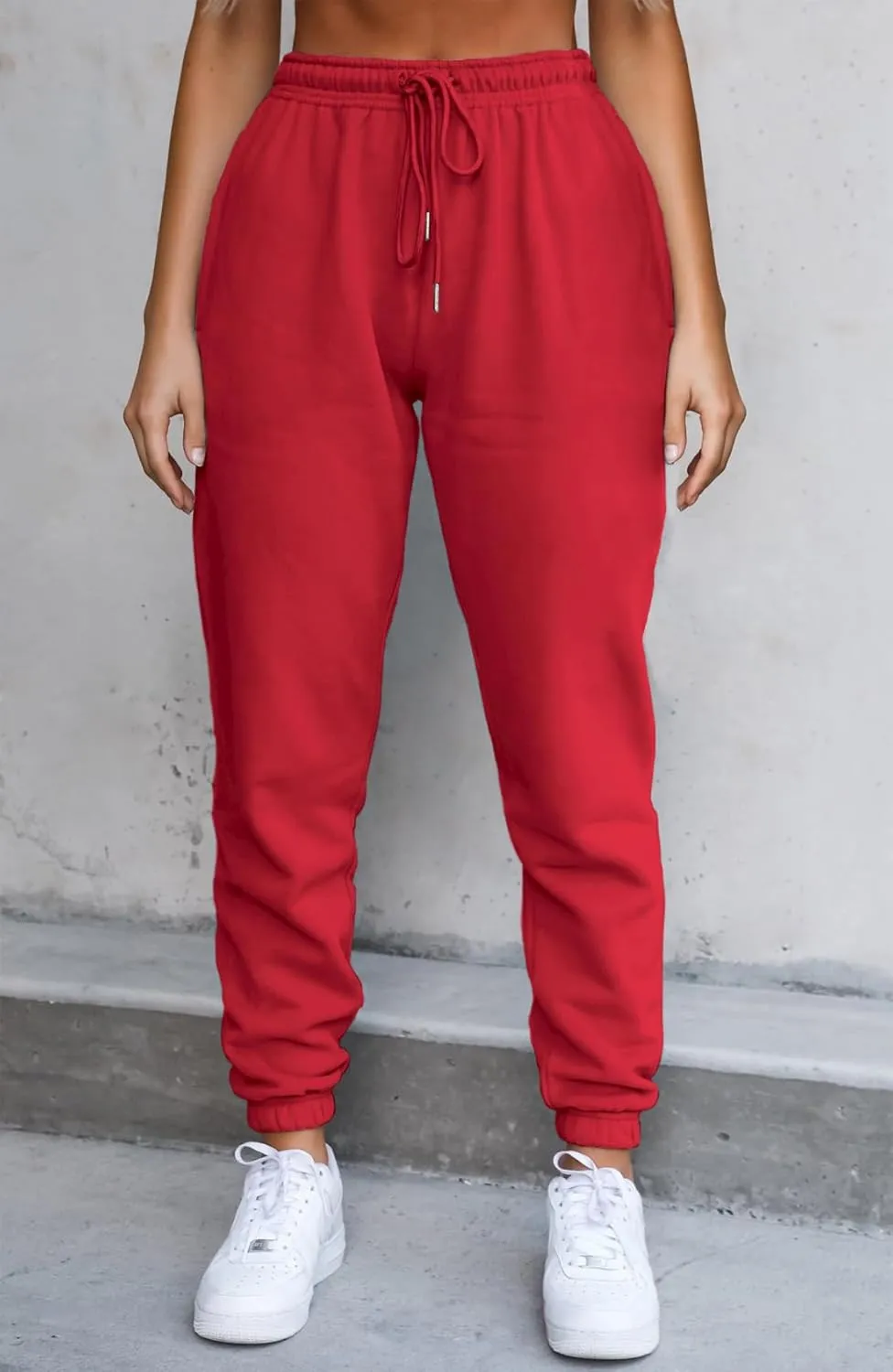 Waitfairy Sweatpants Women - Joggers for Women High Waist Baggy Sweat Pants for Womens Joggers with Pockets